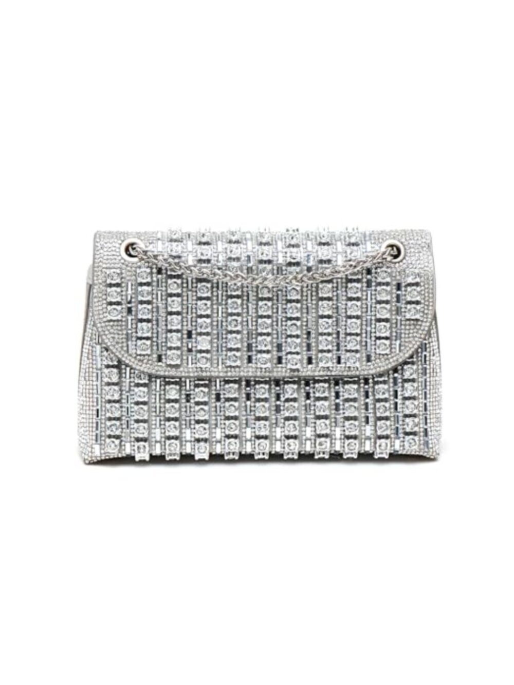 Rhinestone Evening Clutch Purse Crystal Clasp Sparkling Formal Wedding Bag